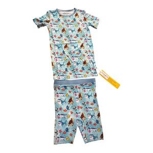 Bundle of Joy Nemo 2 Piece Bamboo Pajama Set NWT